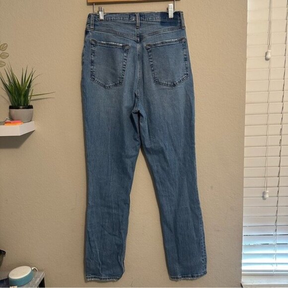 Abercrombie & Fitch Curve Love 90’s Straight Ultra high Rise Jeans Size 30 - Picture 3 of 8